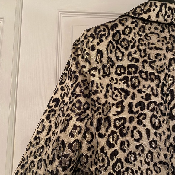Rachel Parcell metallic leopard blazer - Picture 4 of 5